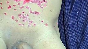 Myanmar gay couple explores hot wax in homemade clip