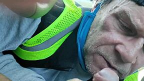 Amateur Moaner Makes Me Work Hard For Blowjob On Uncut Cock