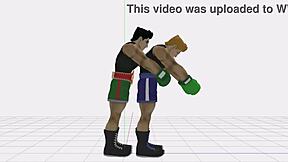 Little Mac's gay sex game turns into raw anal passion.