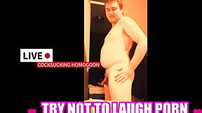 try not to laugh at silly cocksucking