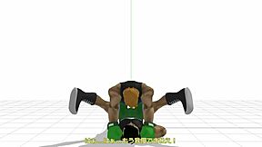 Little Macs Engages in Wild Bareback Game Action