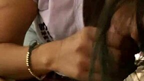 Girl gives delicious blowjob to my dick!