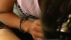 Girl gives delicious blowjob to my dick!