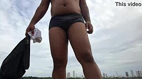 Big Brazilian boy works hard to satisfy with huge cock