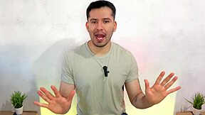 Barista boss makes new employee suck huge cock in storage and bathroom!