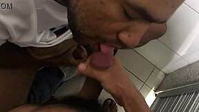 relieving stress in supermarket bathroom with 111