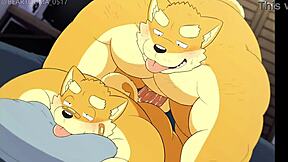 看看beartoumas狂野卡通熊人动作合集