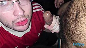 Straight Nerd Caught Stealing, Pays Debt with Backroom Ass Action