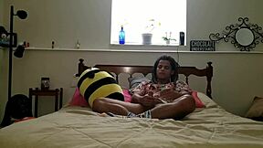 Lvory White Twink in Solo Transsexual Fetish Display