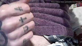 melvincoficial showing off huge cock in solo jerk session