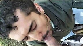 Finding solo pleasure in the Mexican forest.