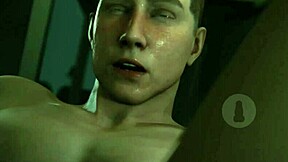 我们在军营里手淫，然后进行激烈的军队 hentai 操大鸡巴动画