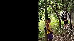 Caught Fan Banging Gay Boy’s Ass on Park Trails