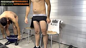 Who spills more in this wild cum contest trailer?