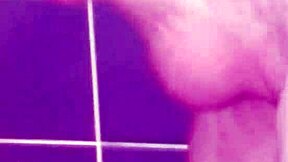 Solo masturbation session with cum and spanking in bathroom setting