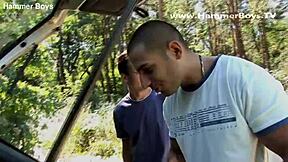 back stage bareback hard fuck by hammerboys tv