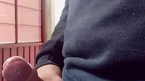 Quick Cum Handjob at Work Today