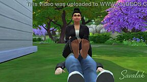 Larissa, an oriental femdom, dominates this young man with fierce wrestling moves