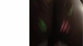 Bad Black Shemale Ass Play! Can You Handle This Solo Show?