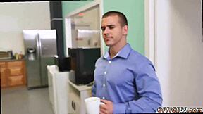 Straight guys in mesh go hard with free blowjob action.