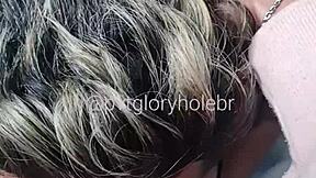 Man, sucked off a hung guy in the bathroom stall!