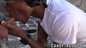 military morning drill turns into raw bareback action