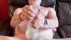 dad and his fleshlite got me going with that monster cock group action. can't stop jerking to this amateur orgy scene!