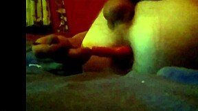 Sexy gay Indian man plays solo with banana insertion