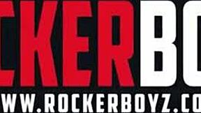 rocker twink metal head jerks thick cock