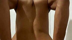 a solo stud shows off for the camera with a wild machine session