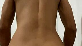 a solo stud shows off for the camera with a wild machine session