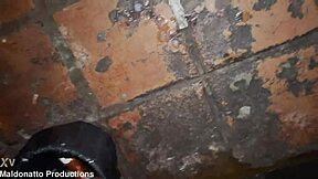 Married stud drilled hard, cums with dick inside, then bolts.