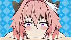 POV传教士位用巨鸡巴干Astolfo的大屁股