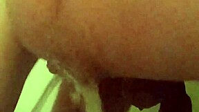 Ever tried masturbating a hemorrhoidal anus with hot water for wild pleasure?