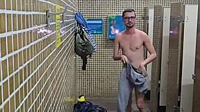 Public toilet at bus terminal turned into a crazy orgy spot