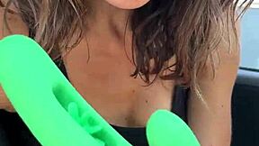 I unboxed my new Vivifie toy in the car while waiting for my date.