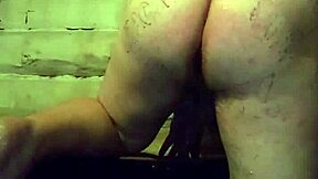 Huge fat ass stuffed with spaghetti during extreme rough anal with Russian amateur.