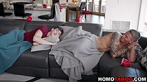 hangovered stepbrothers in fantasy scenario don't recall their encounter