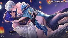 夜光德洛斯灯笼守夜，温柔注视