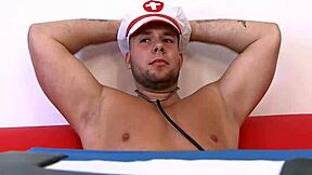 Wow, That Hunk Gives Horny Blowjob To Charming Homo Chap!