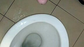 i piss alone in the bathroom