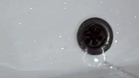 i piss alone in the bathroom