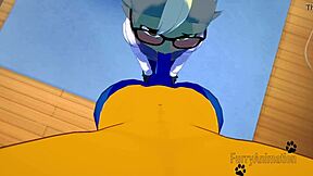 Lucario和Raymond的Yaoi口交和操场景