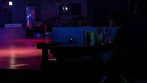 Filipino dancer performs at the Solution gay bar.