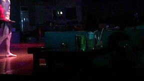 Filipino dancer performs at the Solution gay bar.