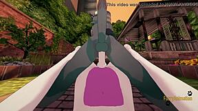 POV Mewtwo x Raymond 在兽人耽美中口交和肛交