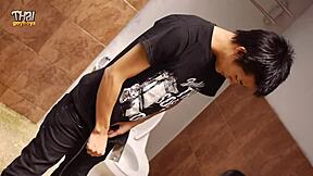 Twink Boxer Feels Intense Pleasure While Wanking And Unloading