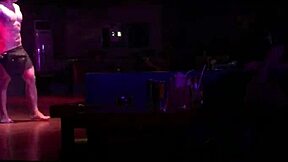 Filipino dancer performs at the Solution gay bar.