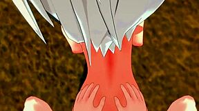 原神 yaoi：Bennett 和 Razor 探索硬性爱与手交和口交