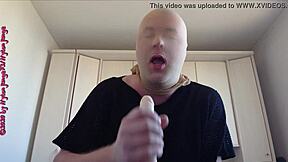 Nylonface Blasts Fat Dildo!